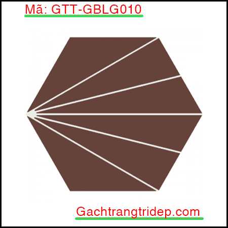 Gach-bong-luc-giac-trang-tri-mau-nau-tia-trang-GTT-GBLG010