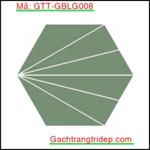 Gach-bong-luc-giac-trang-tri-mau-xanh-tia-trang-GTT-GBLG008